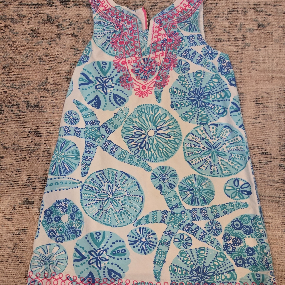 Lilly Pulitzer Blue Sleeveless A-line Dress